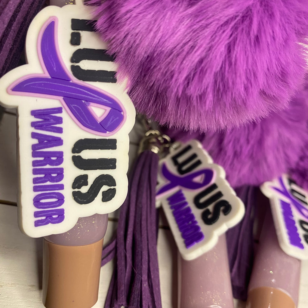 Lupus Warrior Keychain Lip Gloss